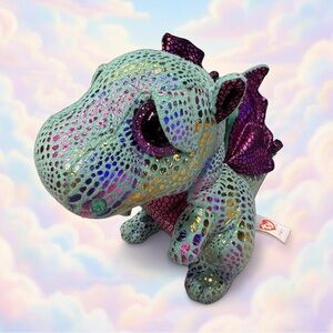 Toys r us vintage dragon stuffie 6in tall